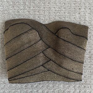 Reiss Black and Gold Top